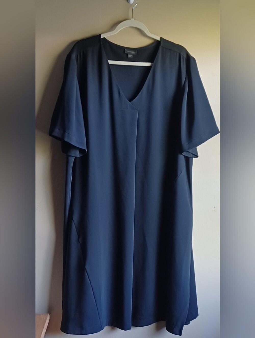 J JILL wearever Short Sleevee Relaxed A Line Dress 1X